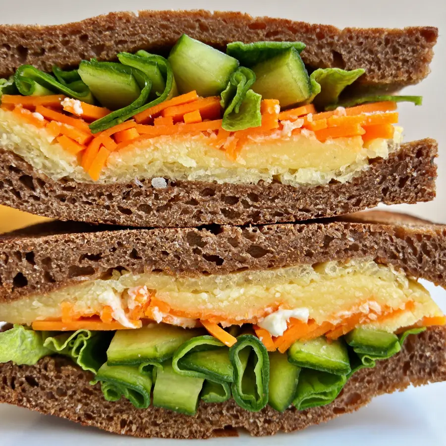 3 in 1 Sandwich (close up view) – pure veg from Mohit Bakery