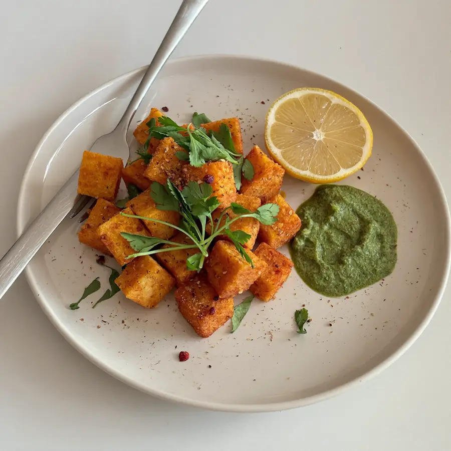Aloo Chaat (inside view) – pure veg from Mohit Bakery