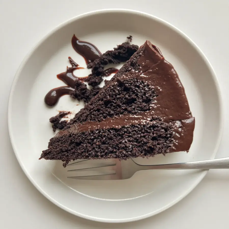 Belgian Cake (top view) – eggless cake from Mohit Bakery