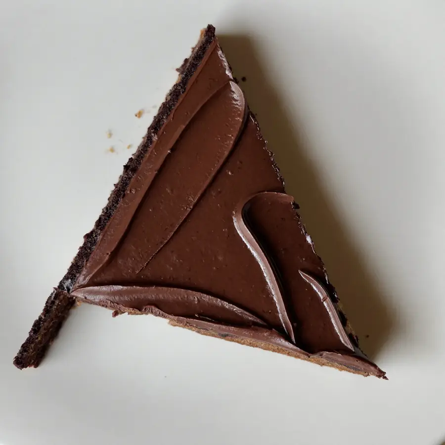 Belgian Pastry (top view) – eggless pastry from Mohit Bakery