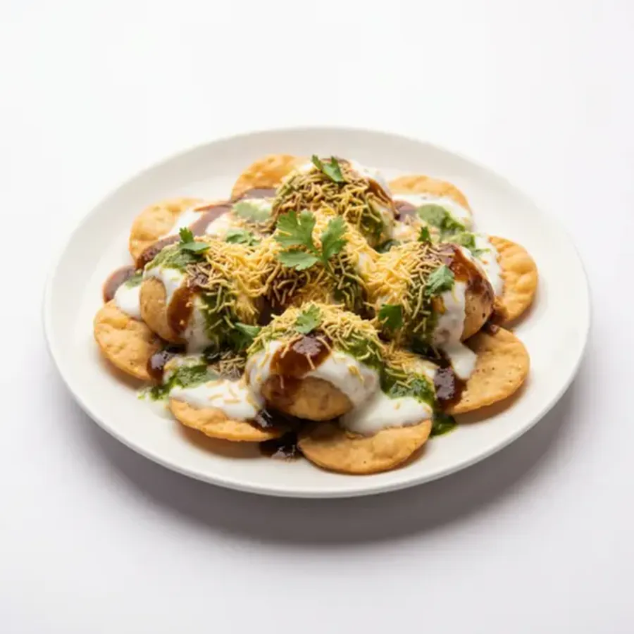 Bhalle Papdi (classic view) – pure veg from Mohit Bakery