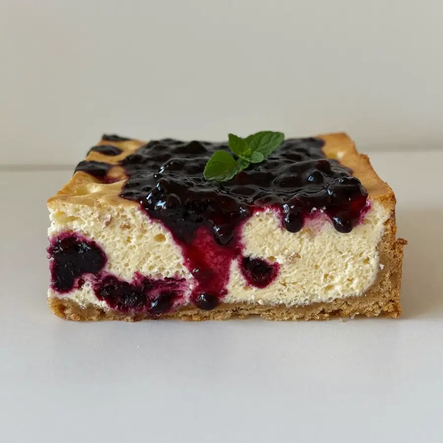 Blueberry Cheese Pastry (front view) – eggless pastry from Mohit Bakery
