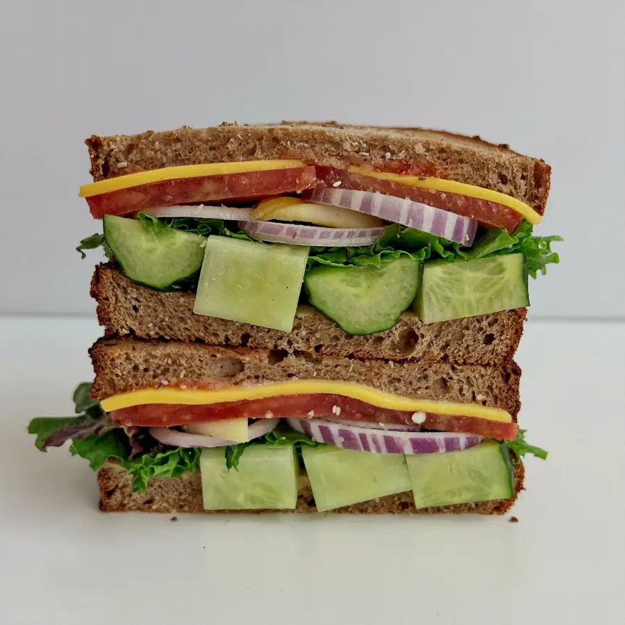 Brown Club Sandwich (front view) – pure veg from Mohit Bakery