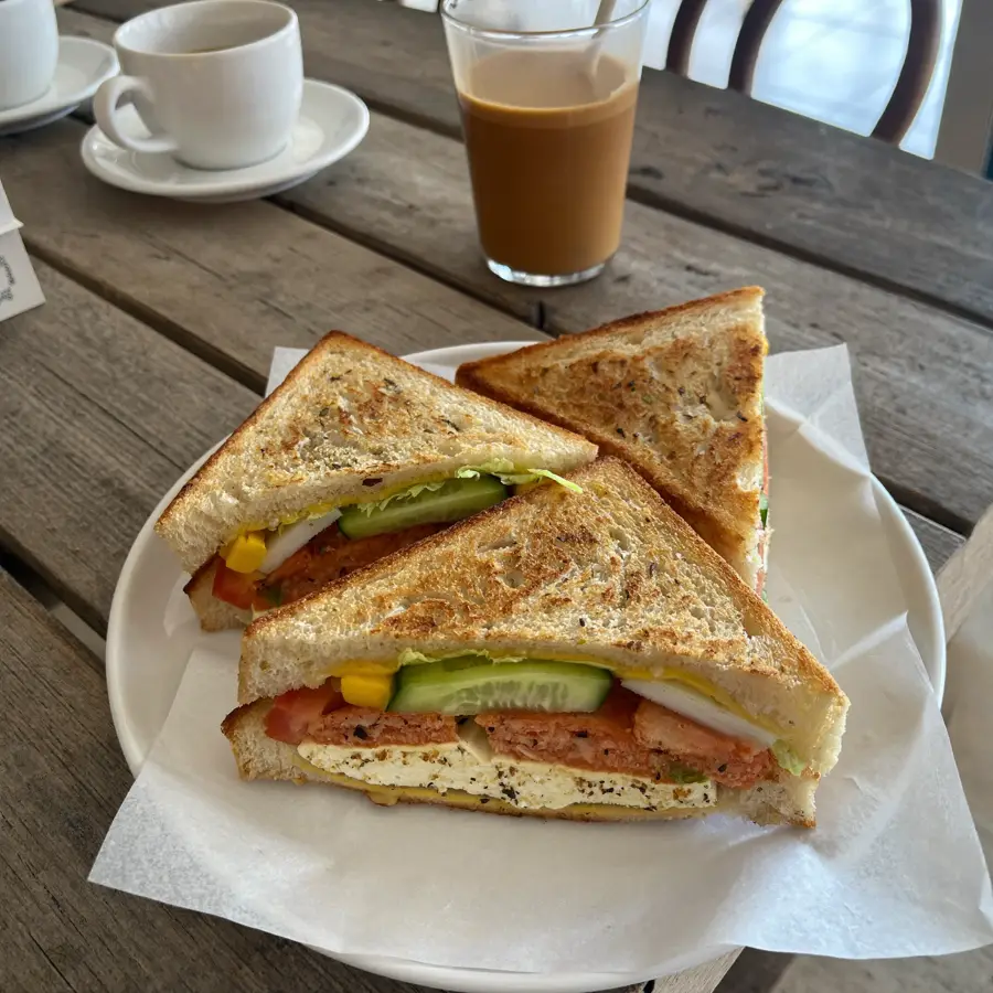 Brown Paneer Tikka Sandwich (served view) – pure veg from Mohit Bakery