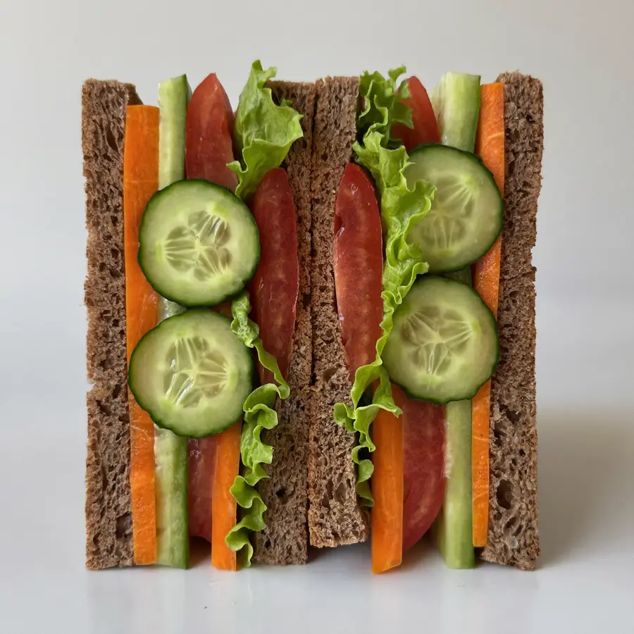Brown Veg Sandwich (front view) – pure veg from Mohit Bakery