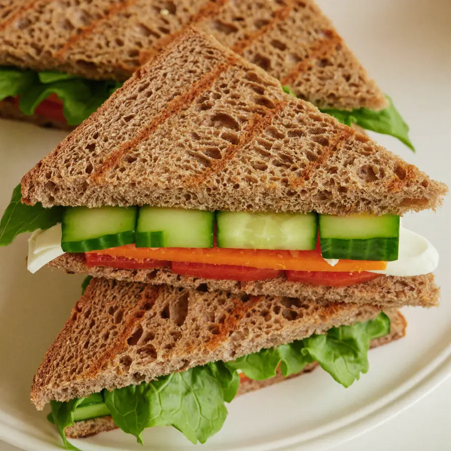 Brown Veg Sandwich (close up view) – pure veg from Mohit Bakery