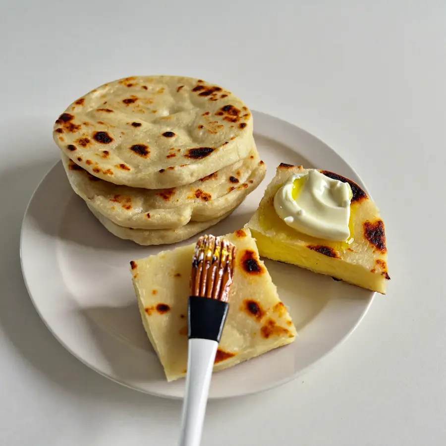 Butter Naan (inside view) – fresh eggless bread from Mohit Bakery