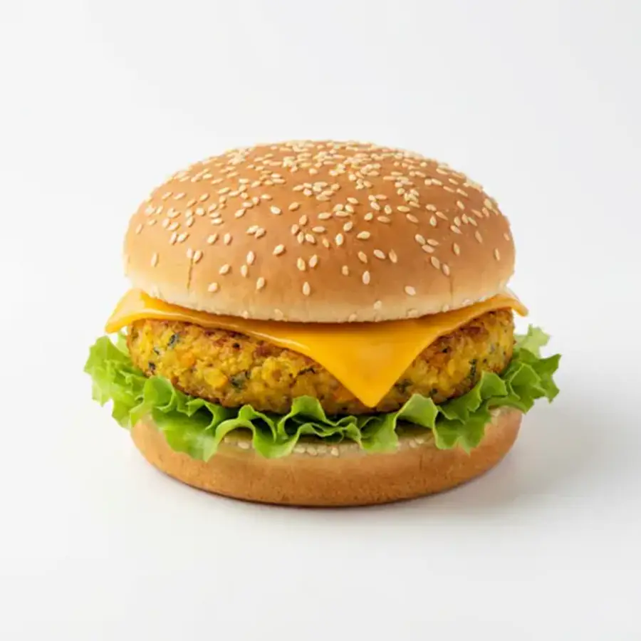Cheese Burger Bake (classic view) – pure veg from Mohit Bakery