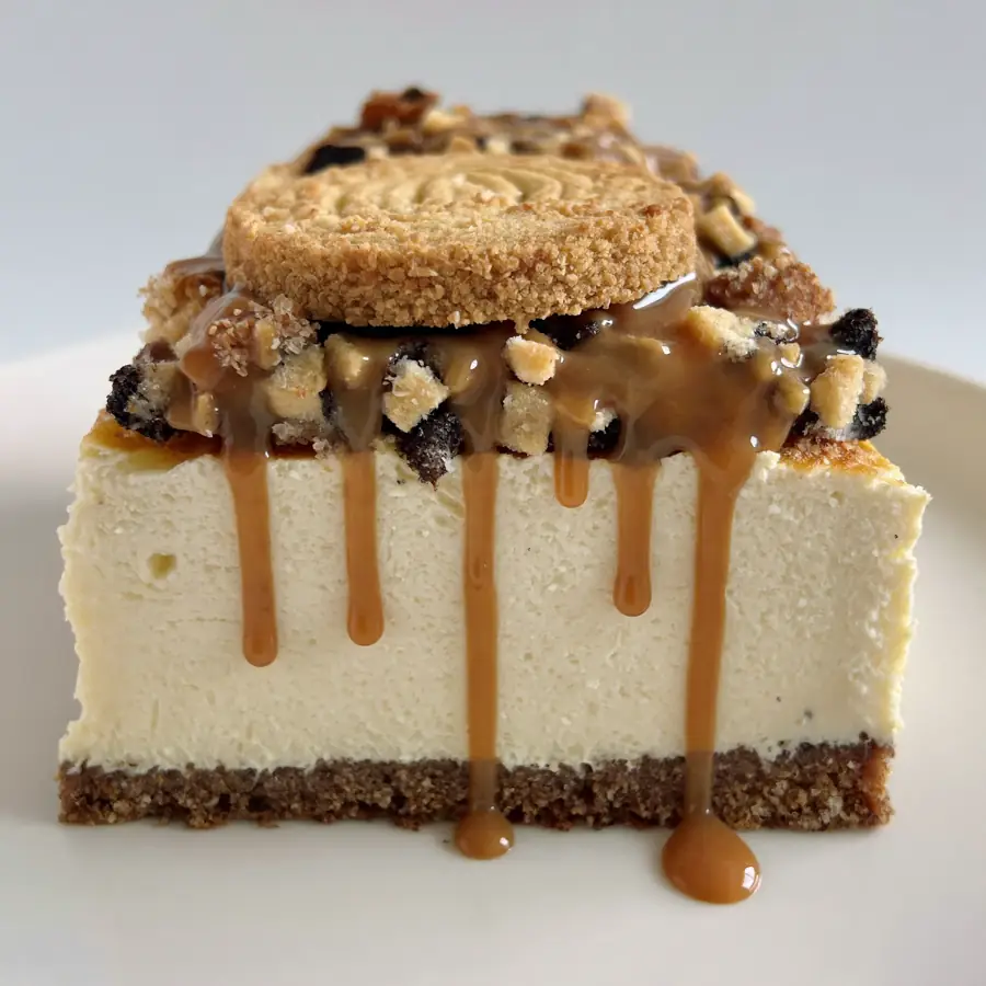 Cheese Cake Biscoff (front view) – eggless cake from Mohit Bakery