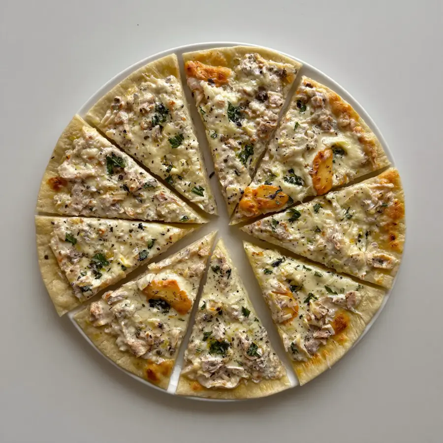 Cheese Garlic Naan (top view) – fresh eggless bread from Mohit Bakery