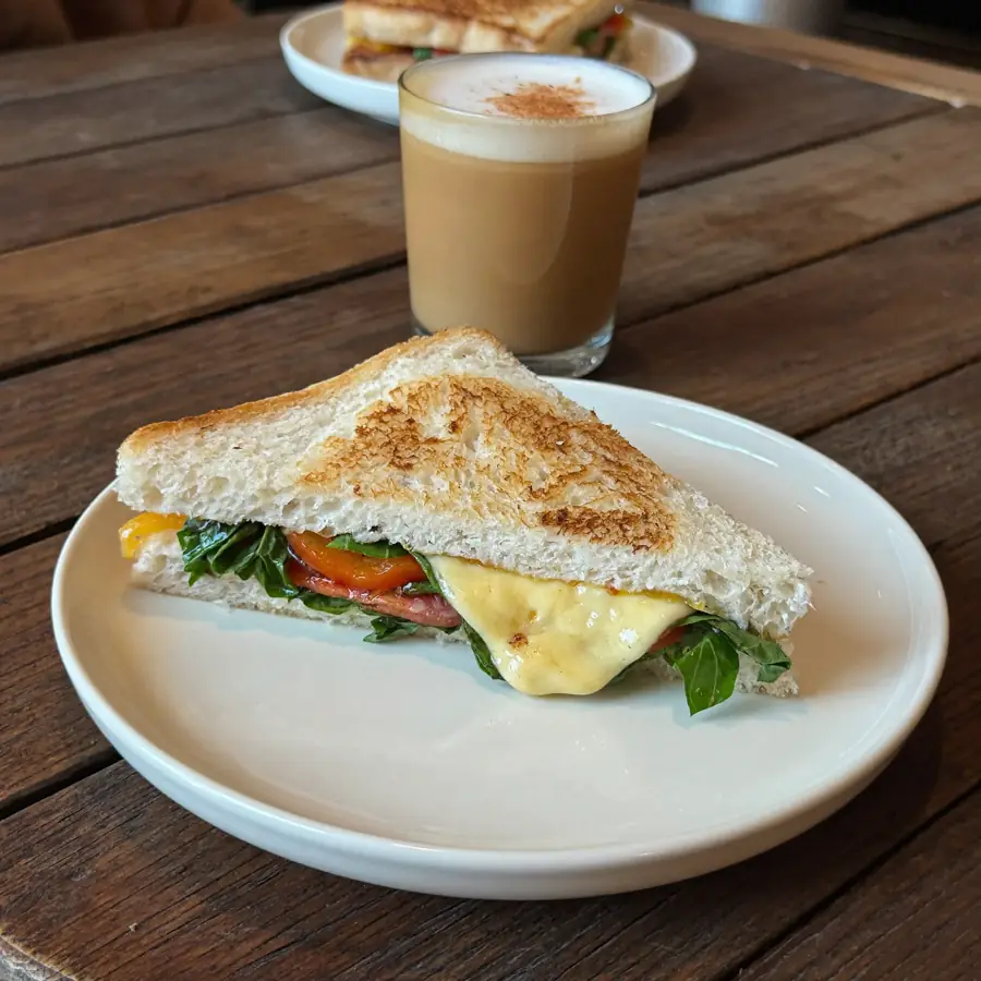 Cheese Veg Sandwich (served view) – pure veg from Mohit Bakery