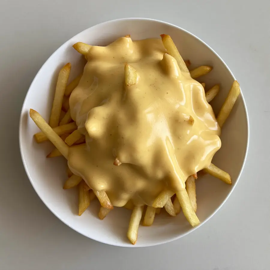 Cheesy Fries (top view) – pure veg from Mohit Bakery