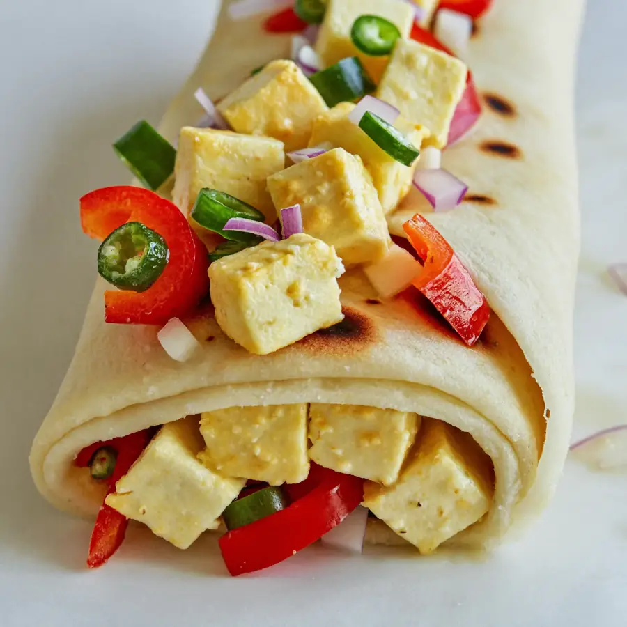 Chilly Paneer Delight Sub (close up view) – pure veg from Mohit Bakery