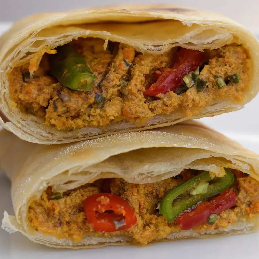 Chilly Paneer Patty (close up view) – pure veg from Mohit Bakery