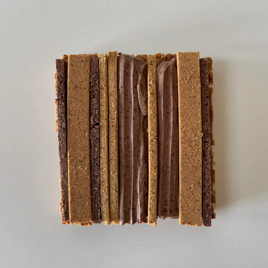 Choco Kit Kat Pastry (front view) – eggless pastry from Mohit Bakery
