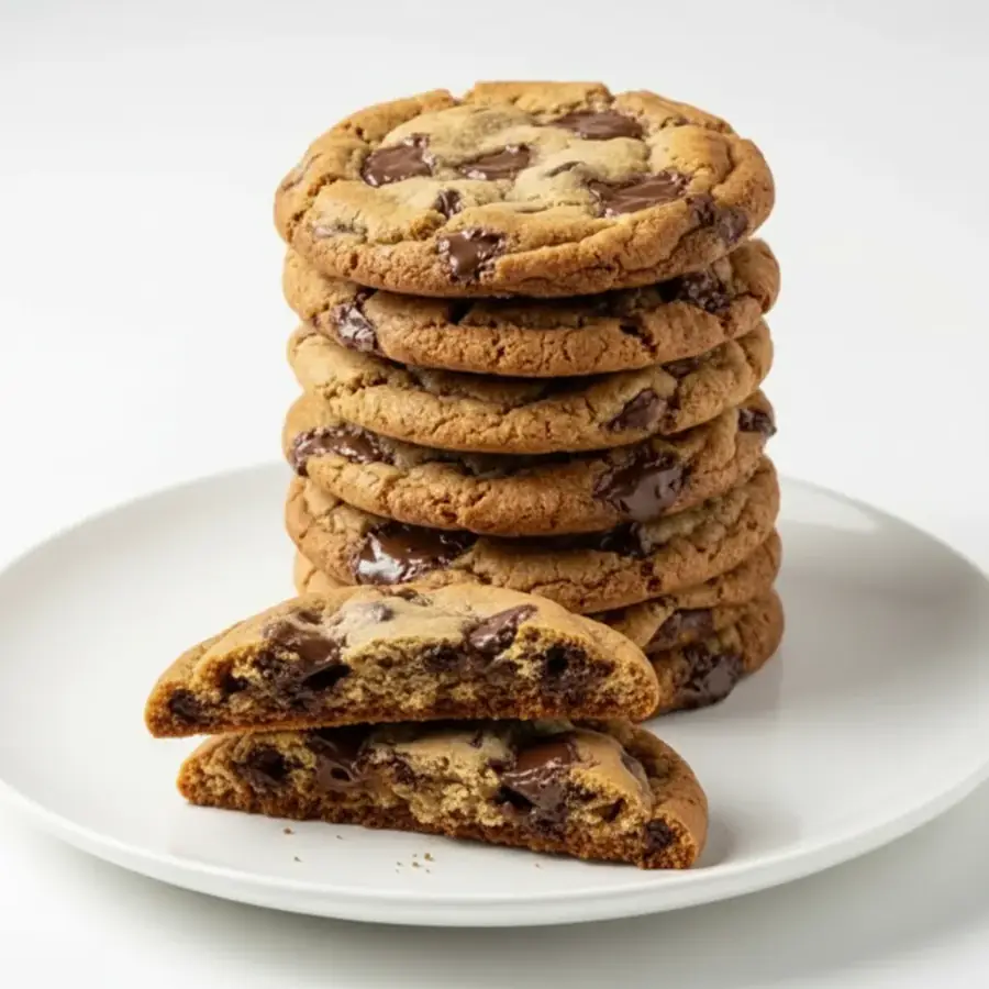 Choco Chip Cookies (inside view) – eggless cookies from Mohit Bakery