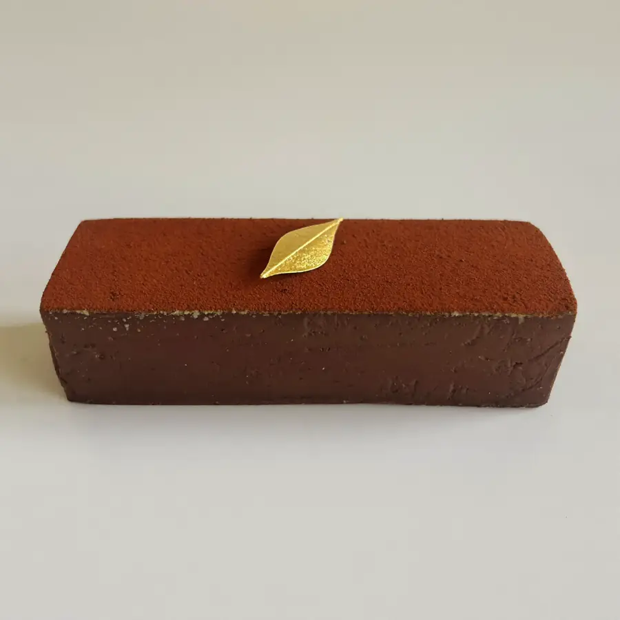 Chocolate Marquise Pastry (front view) – eggless pastry from Mohit Bakery