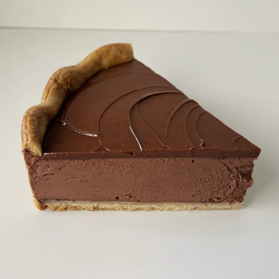Chocolate Silk Pastry (front view) – eggless pastry from Mohit Bakery