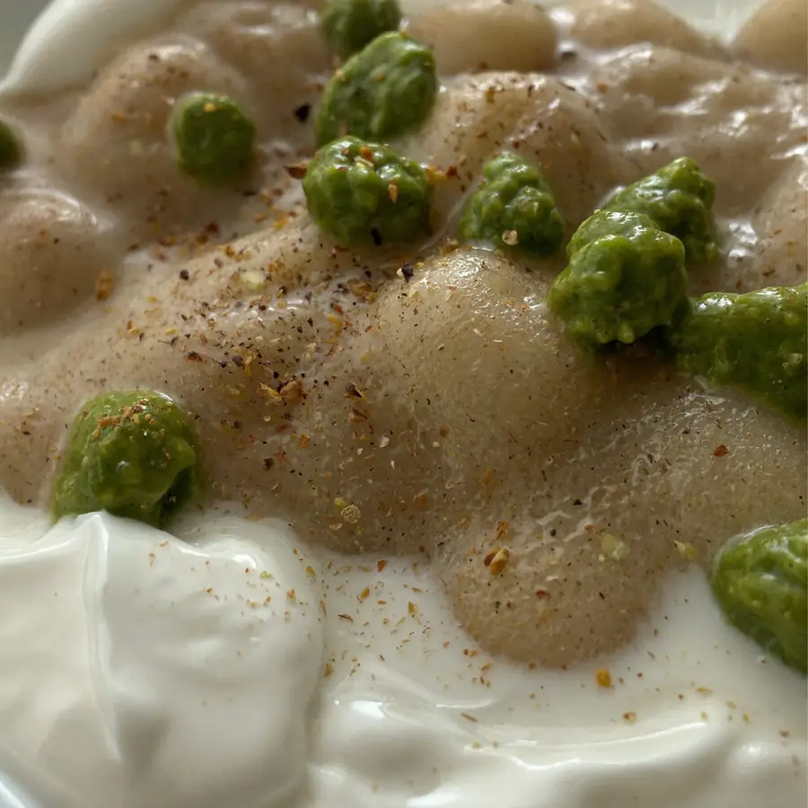 Dahi Bhalle (close up view) – pure veg from Mohit Bakery