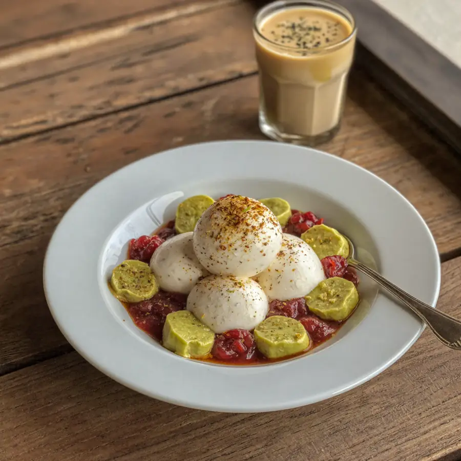 Dahi Bhalle (served view) – pure veg from Mohit Bakery