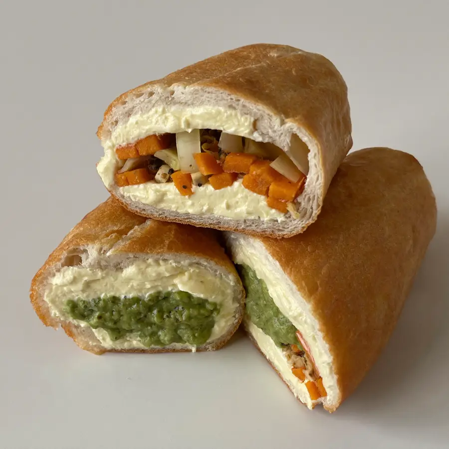 Dahi ke Shole (inside view) – pure veg from Mohit Bakery