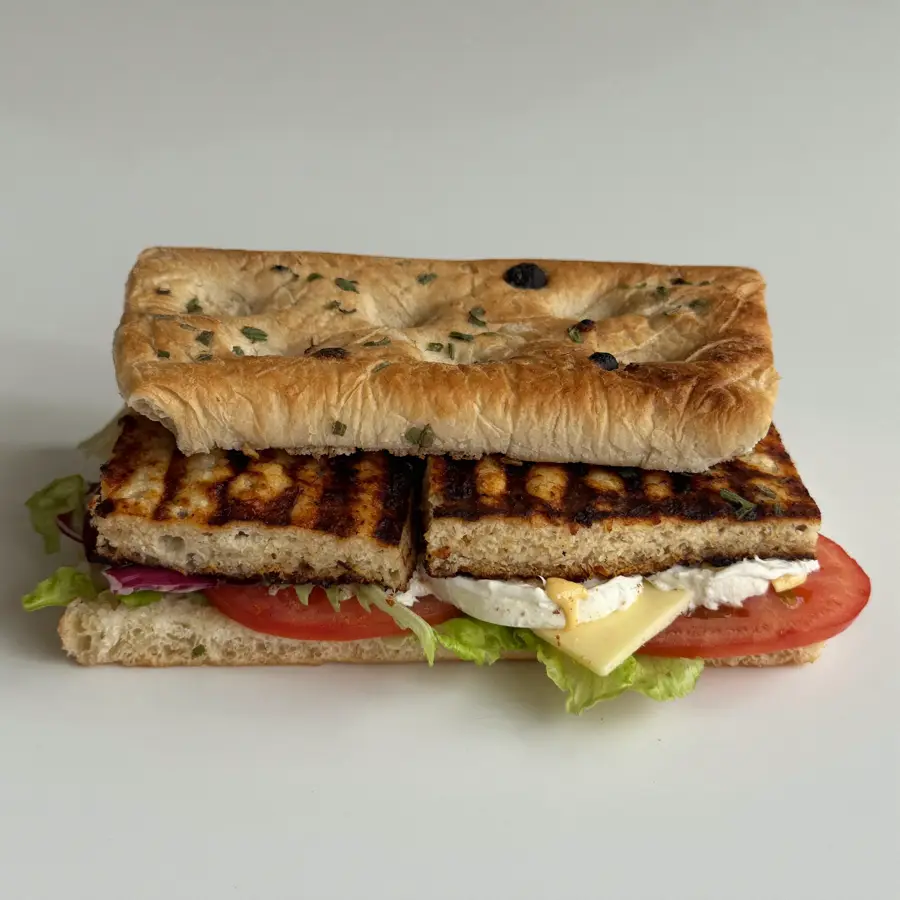 Focaccia Protein Sandwich (front view) – pure veg from Mohit Bakery