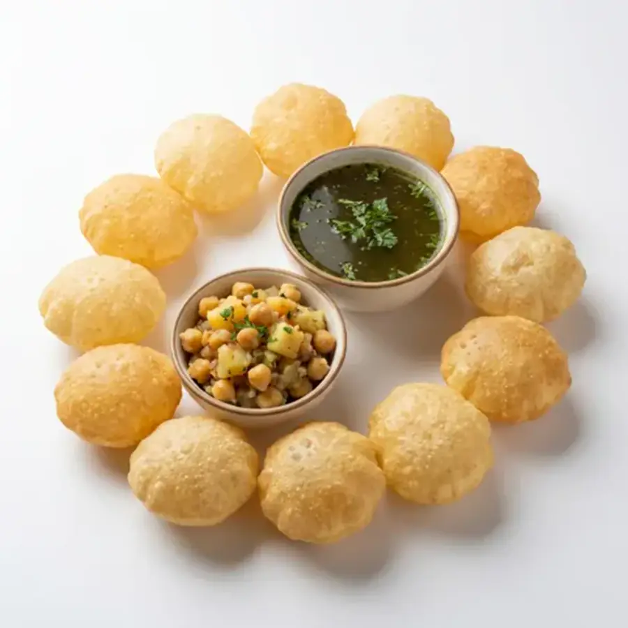 Gol Gappe (classic view) – pure veg from Mohit Bakery