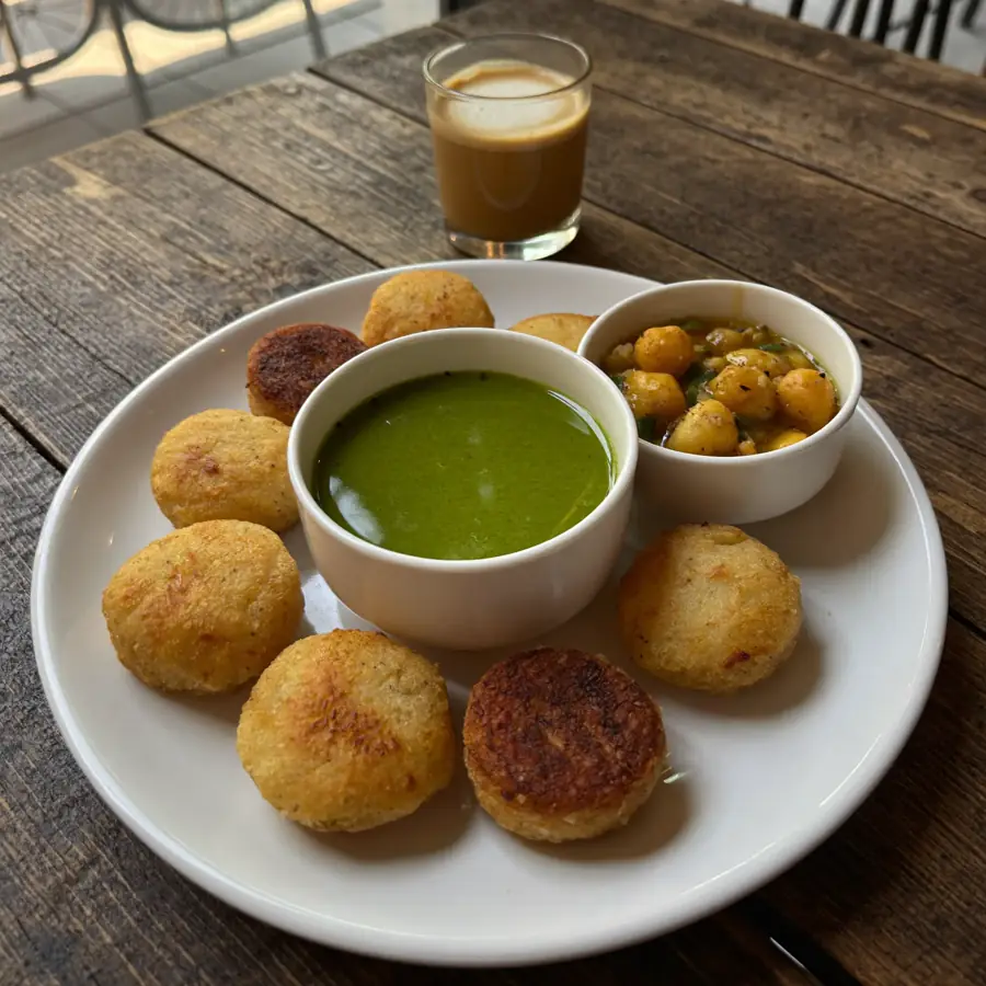 Gol Gappe (served view) – pure veg from Mohit Bakery