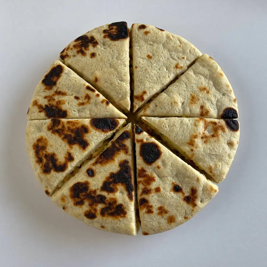 Grilled Paneer Kulcha (front view) – pure veg from Mohit Bakery