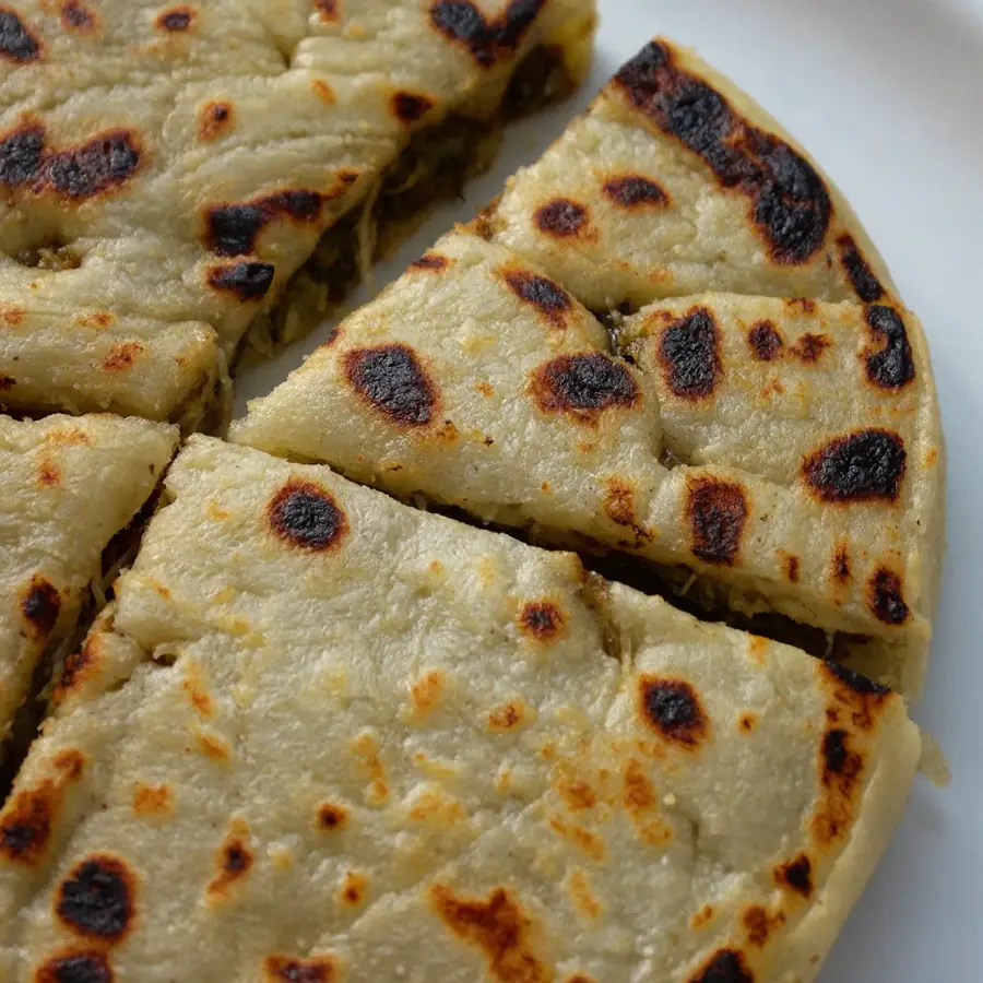 Grilled Paneer Kulcha (close up view) – pure veg from Mohit Bakery