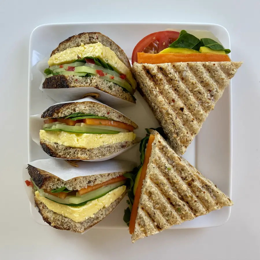 Grilled Sandwich veg Protein Pack (top view) – pure veg from Mohit Bakery