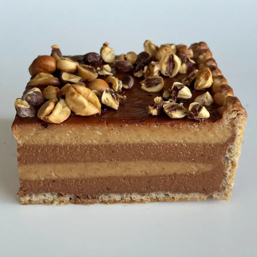 Hazel Nut Pastry (front view) – eggless pastry from Mohit Bakery
