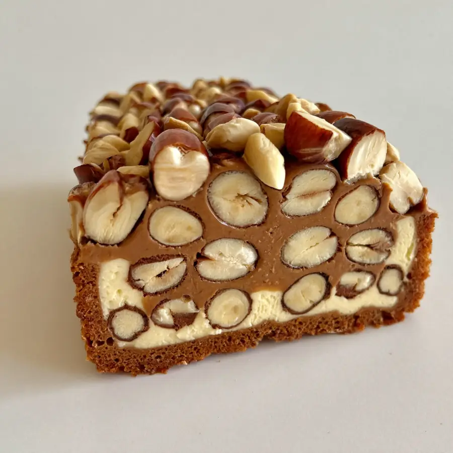 Hazel Nut Pastry (inside view) – eggless pastry from Mohit Bakery