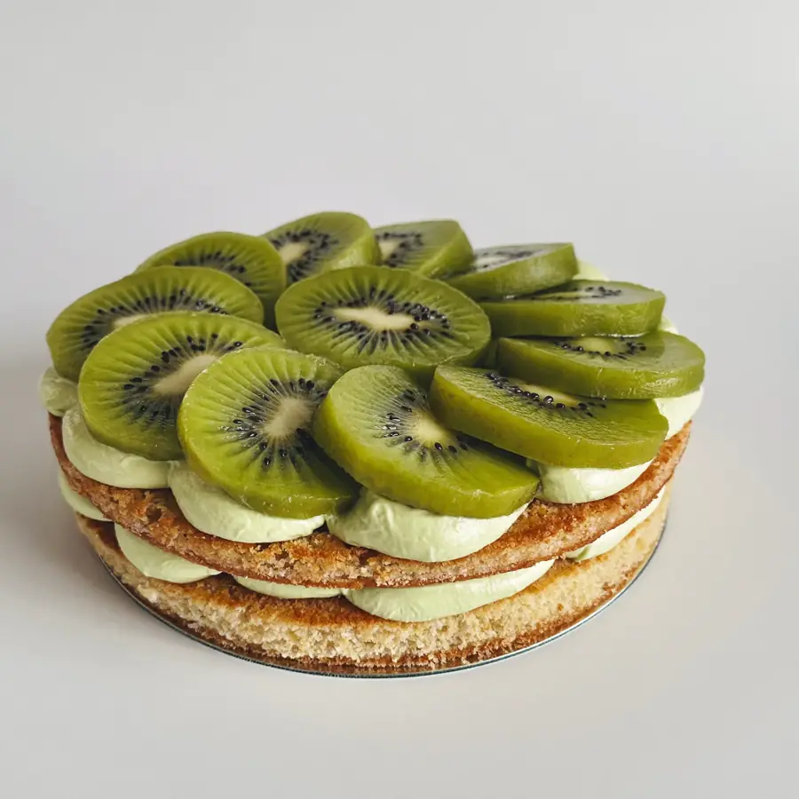 Kiwi Cake (front view) – eggless cake from Mohit Bakery