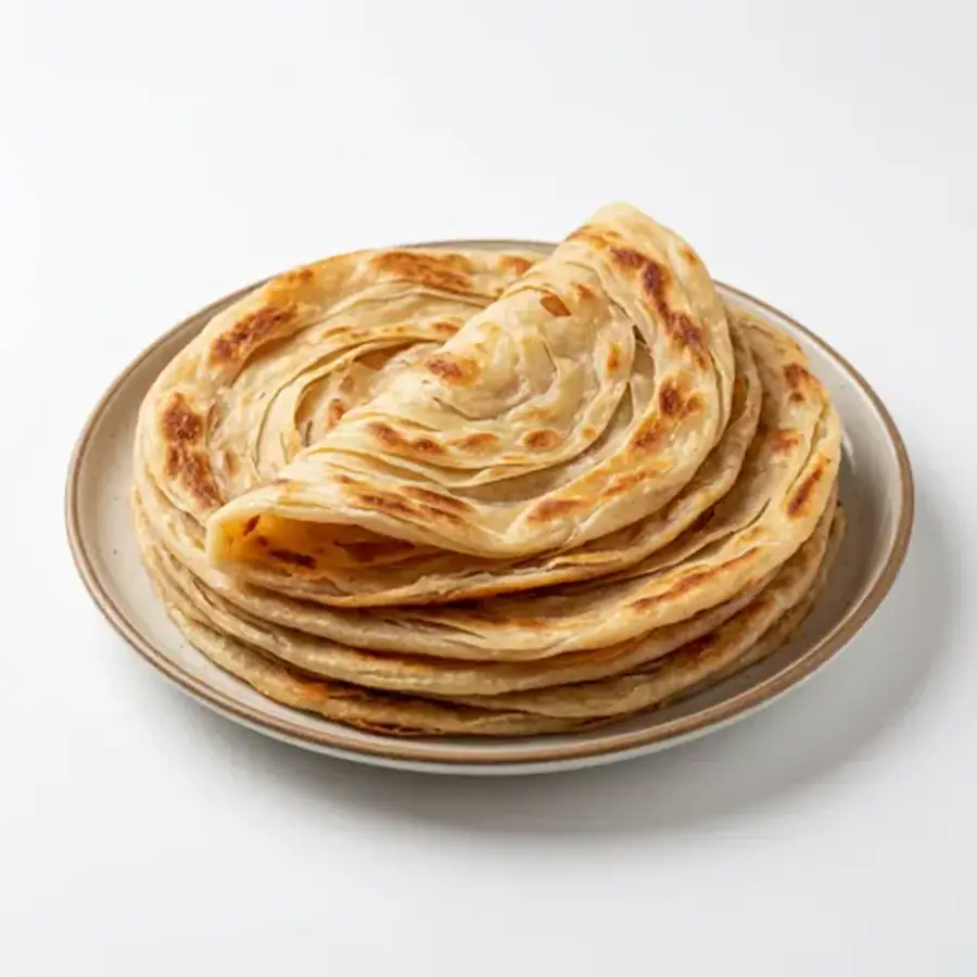 Lachha Paratha (classic view) – fresh eggless bread from Mohit Bakery