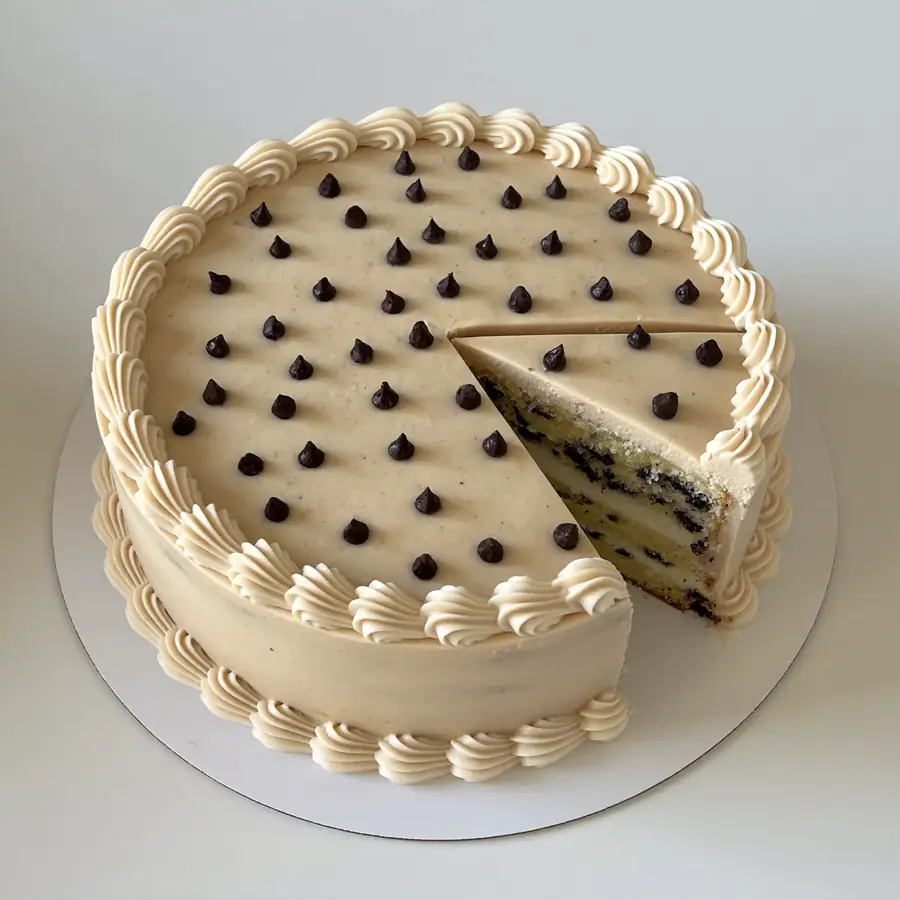 Light Choco Chips Cake (inside view) – eggless cake from Mohit Bakery