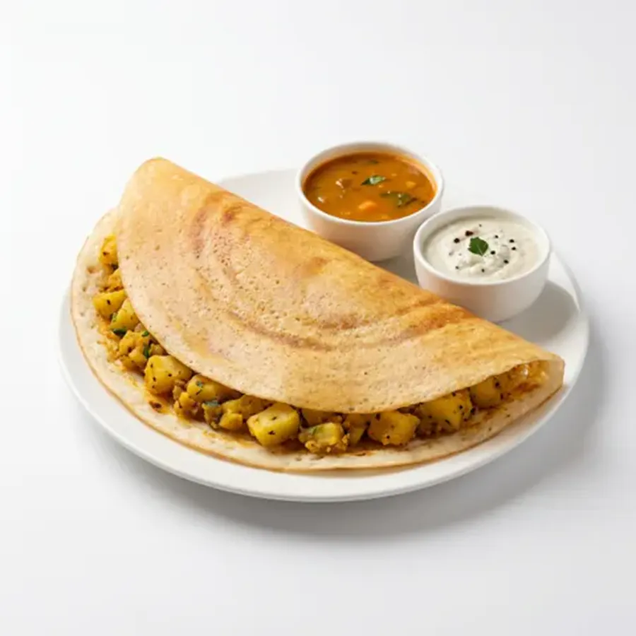 Masala Dosa (classic view) – pure veg from Mohit Bakery