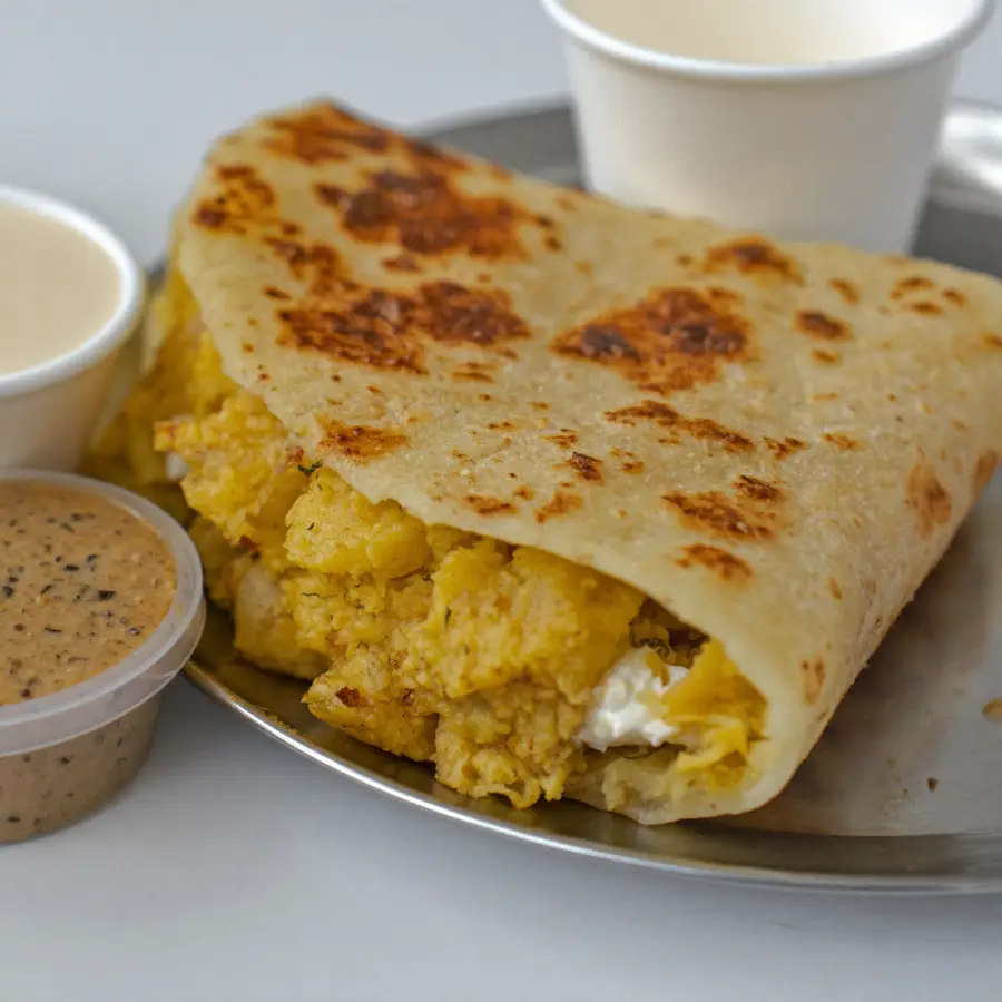 Masala Dosa (close up view) – pure veg from Mohit Bakery