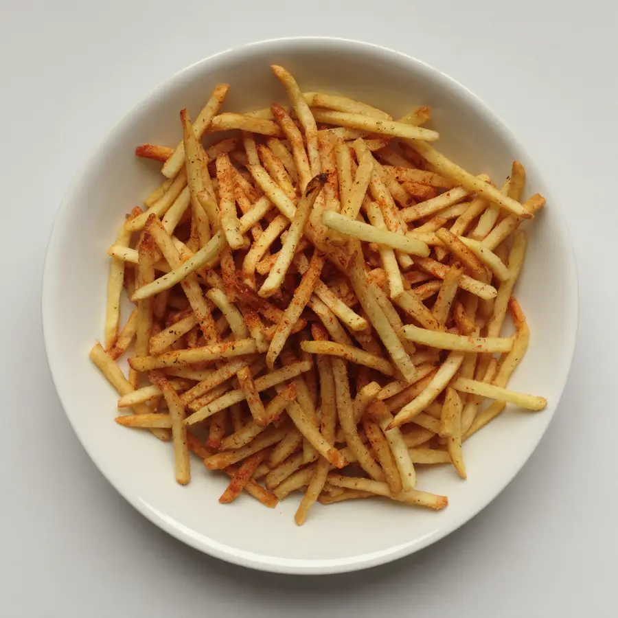 Masala Fries (top view) – pure veg from Mohit Bakery