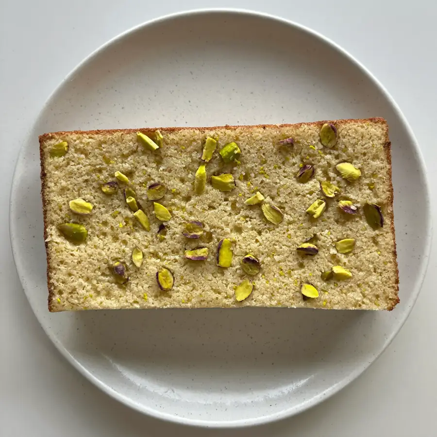 Milk Cake (Mava) (top view) – eggless cake from Mohit Bakery