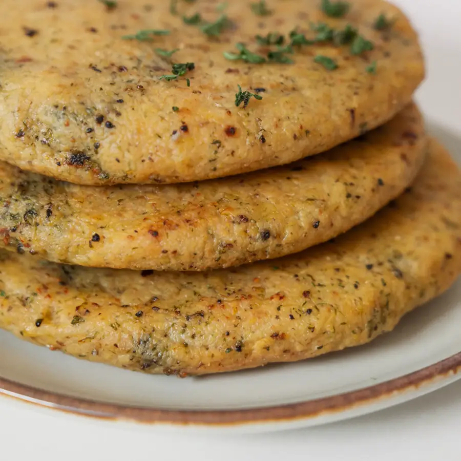 Missi Roti (close up view) – fresh eggless bread from Mohit Bakery