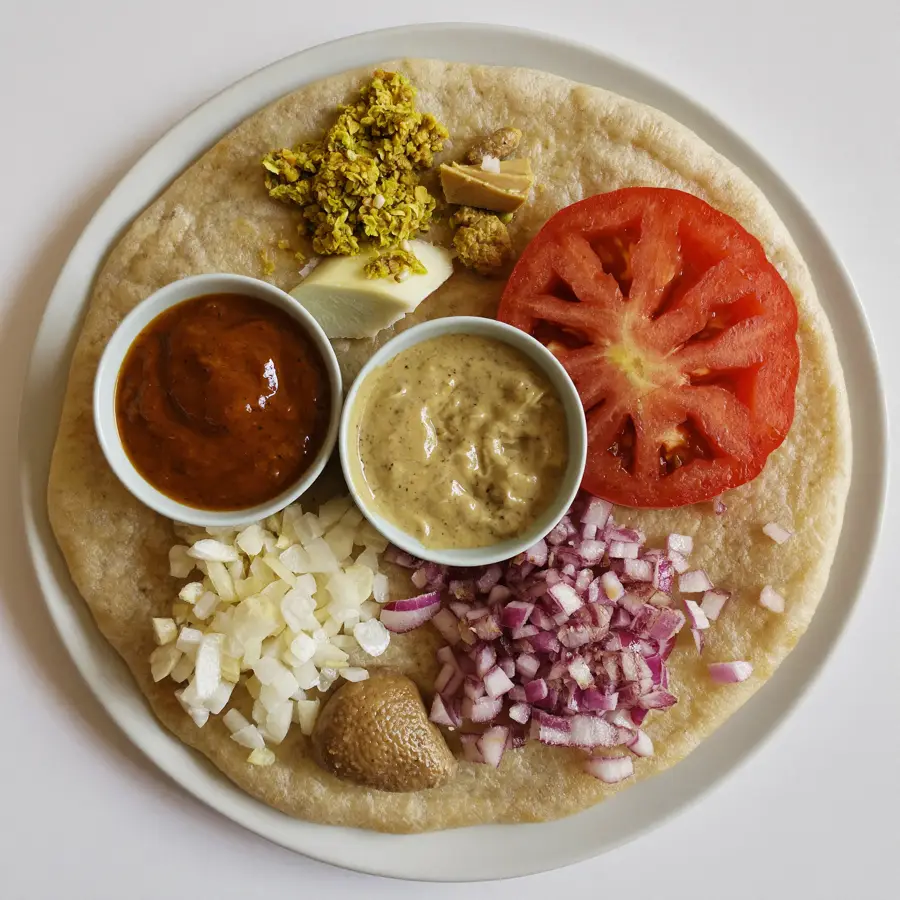 Mix Veg Uttapam (front view) – pure veg from Mohit Bakery