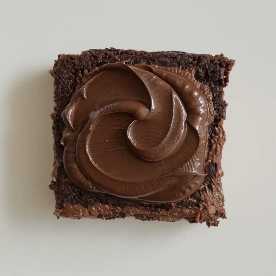 Mud Chocolate Pastry (top view) – eggless pastry from Mohit Bakery