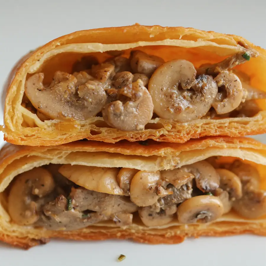 Mushroom Patty (close up view) – pure veg from Mohit Bakery