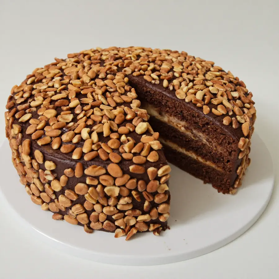 Nutty Cake (inside view) – eggless cake from Mohit Bakery