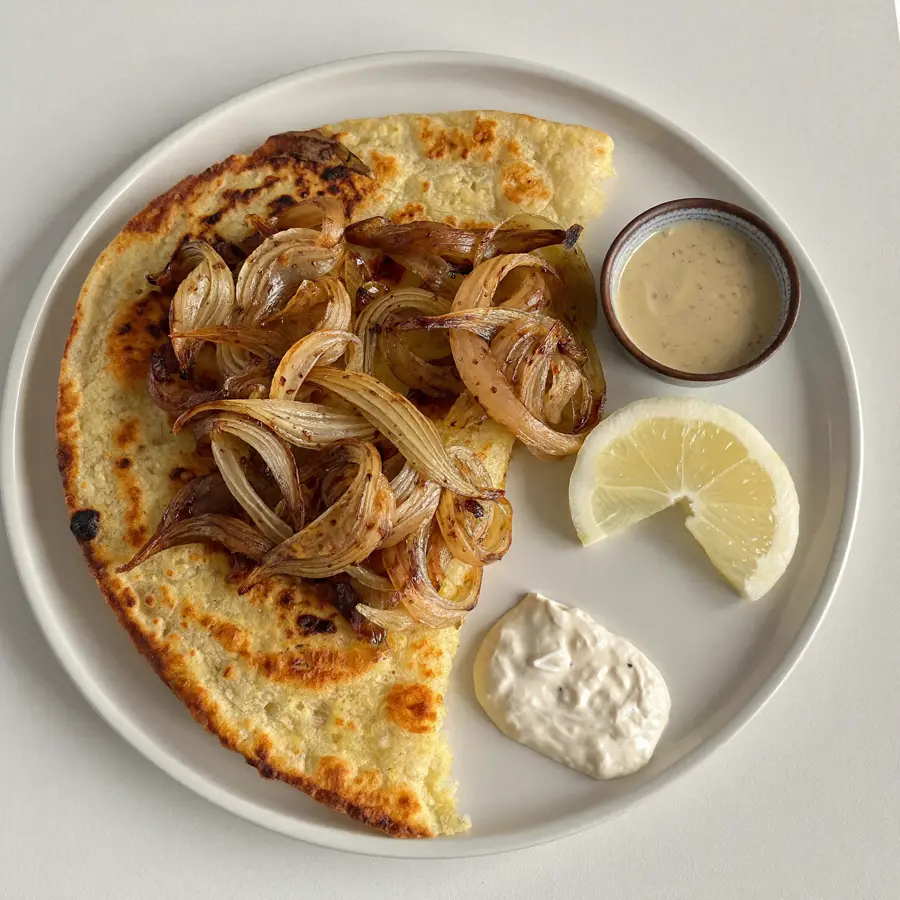Onion Dosa (inside view) – pure veg from Mohit Bakery