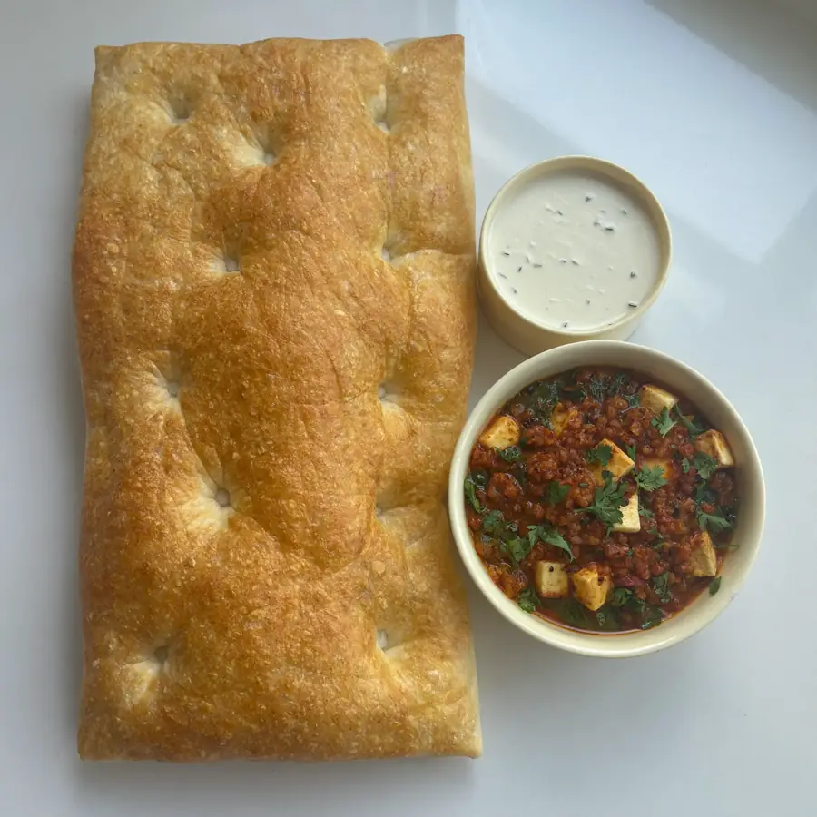 Paneer Chole Bhature (front view) – pure veg from Mohit Bakery