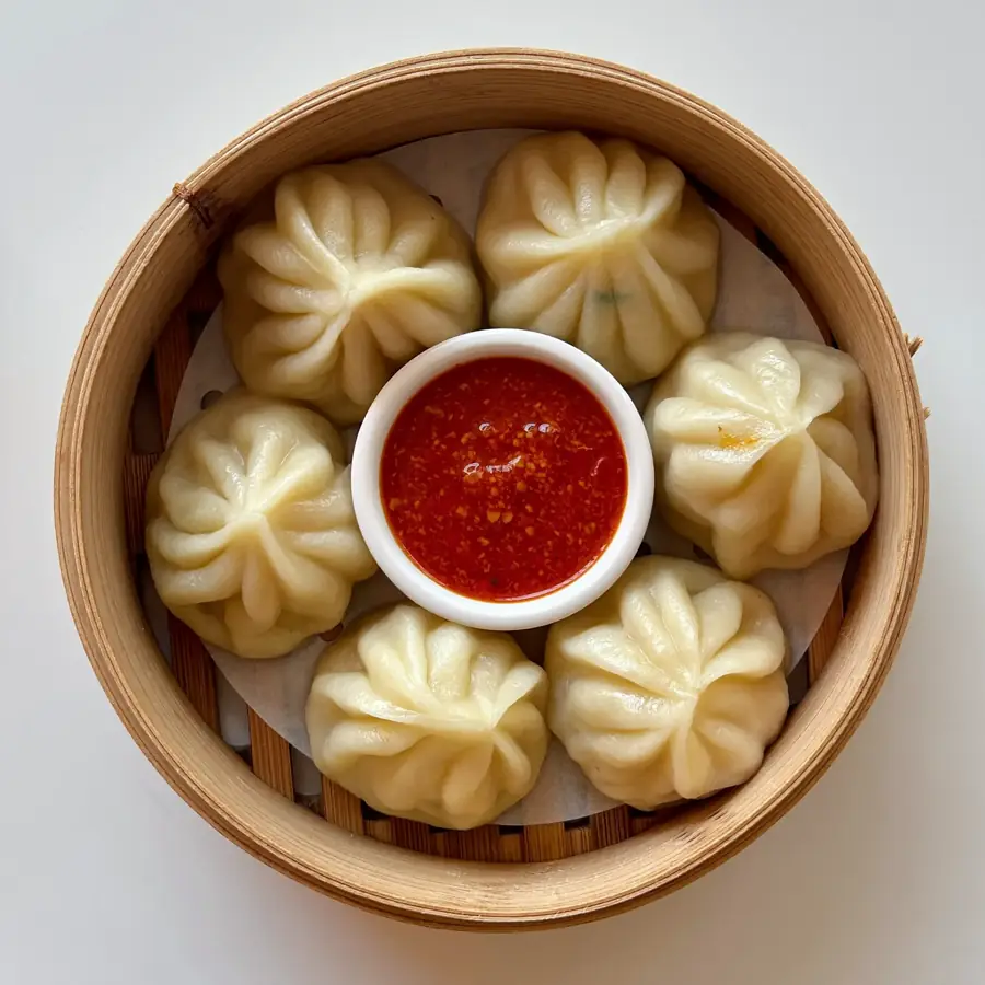 Paneer crystal Dimsum (top view) – pure veg from Mohit Bakery