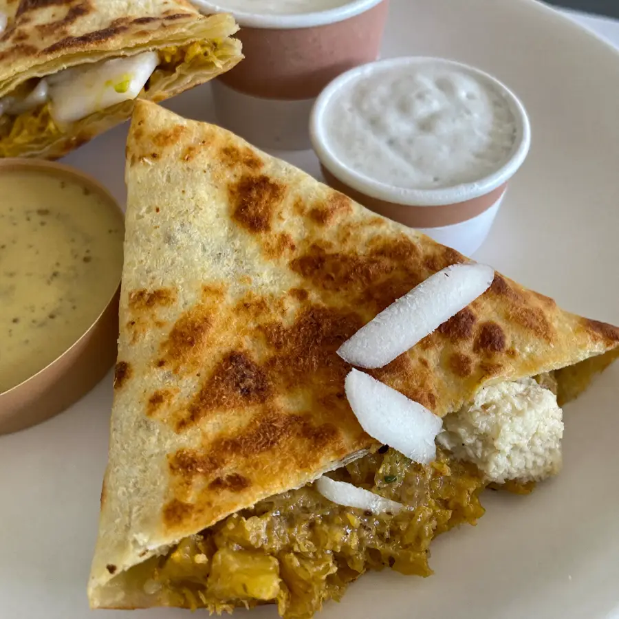 Paneer Dosa (close up view) – pure veg from Mohit Bakery