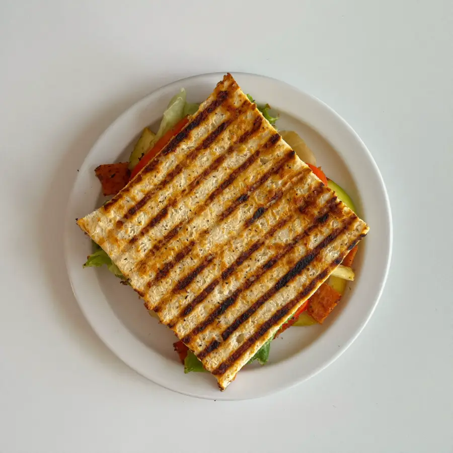 Paneer Grilled Sandwich (top view) – pure veg from Mohit Bakery